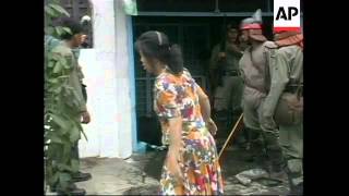 INDONESIA ETHNIC CHINESE BECOME VICTIMS OF ONGOING RIOTING [upl. by Silvio444]