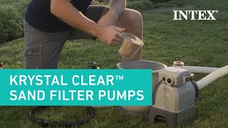 Intex® Krystal Clear™ Sand Filter Pumps [upl. by Memberg]