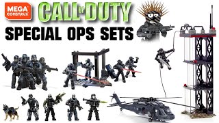 All Special Ops Mega Construx Call Of Duty Sets [upl. by Nyad507]