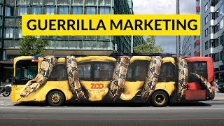 Guerilla Marketing  Unconventional Marketing Strategy  Needs Lot Of Creativity [upl. by Peder]