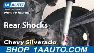 How to Replace Shock Absorbers 0716 Chevy Silverado [upl. by Ailesor]