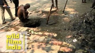 Worst job ever  Sewer diving in India [upl. by Carleton24]