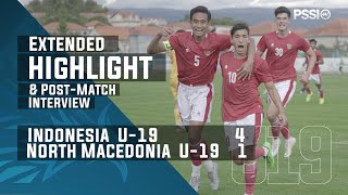 U19 International Friendly Match  Indonesia 4  1 North Macedonia with PostMatch Interview [upl. by Javler]