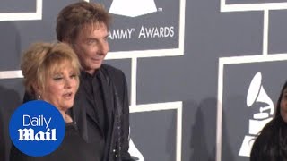 Barry Manilow and Susan Deixler at the Grammys archive  Daily Mail [upl. by Nonad398]