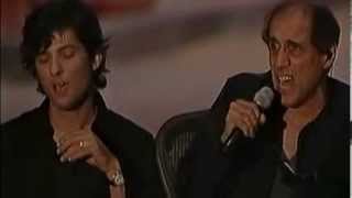 Adriano Celentano amp Fiorello  Lemozione non ha voce LIVE 2001 [upl. by Dickman]