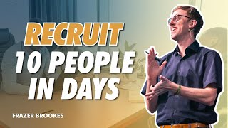 Network Marketing Recruiting – How To Recruit 10 People In 10 Days [upl. by Sama158]