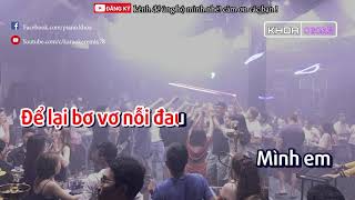 Karaoke Cánh Hồng Phai EDM Remix  Khoa Organ [upl. by Rusert]