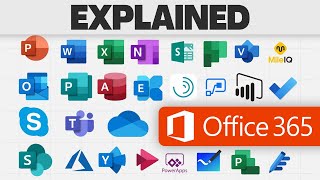 Every Microsoft 365 App Explained [upl. by Eisej472]