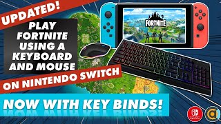 How to play Fortnite with a Keyboard and Mouse on Nintendo Switch Now with keybinds [upl. by Latisha]