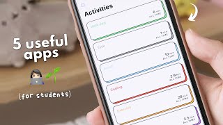 5 useful apps for students ☕️🍎 [upl. by Leirol16]