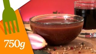 Recette de Sauce au vin rouge  750g [upl. by Sascha964]