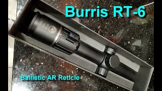 Burris RT6  Unboxing [upl. by Ivets]