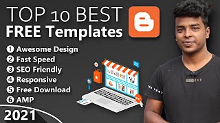 TOP 10 Best FREE Blogger Templates of 2023 [upl. by Ahsekan]