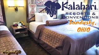 Kalahari Resorts amp Conventions Sandusky OHIO  Water Park Resorts  Arrival amp Room Tour [upl. by Boswell]