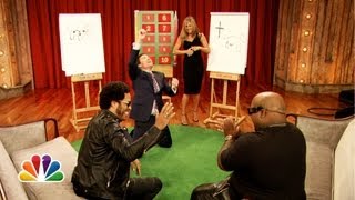 Pictionary with Jennifer Aniston Lenny Kravitz and CeeLo Green Part 2 [upl. by Gothard]