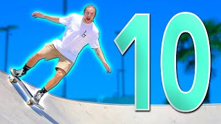 10 EASIEST SKATEPARK TRICKS FOR BEGINNERS [upl. by Miharba406]