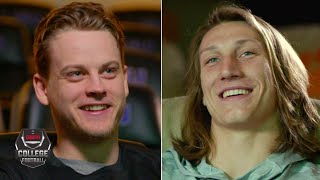 Joe Burrow and Trevor Lawrence exclusive ESPN interview  College Football Playoff [upl. by Zohara]