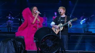 Beyoncé and Ed Sheeran  XO  Perfect Global Citizens Festival Johannesburg SA 1222018 [upl. by Chalmer290]