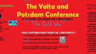 The Yalta and Potsdam Conference THE COLD WAR [upl. by Bozovich612]