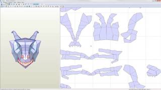 Pepakura Designer 4 Tutorial  Transforming your 3D model into a 2D pattern [upl. by Adnawed423]