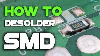 How to desolder SMD components without special tools [upl. by Keese]