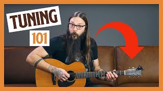 How to Tune a Guitar For Beginners [upl. by Eelame336]