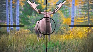 Hunting GIGANTIC Moose in Hunting Simulator 2 [upl. by Ednargel]