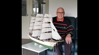 Building the model ship Danmark from a Billings Boats kit [upl. by Aimak858]