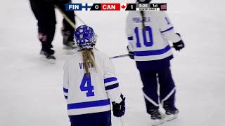 2017 World Ringette Championships Canada vs Finland Senior Game 1 [upl. by Kilby925]