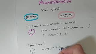 Skloňování přídavných jmen přivlastňovacích [upl. by Kursh]