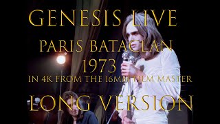 Genesis live Paris Bataclan 1973 long version 16mm master in 4k [upl. by Eimiaj]