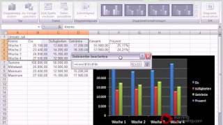 Excel Tutorial Diagramme fortgeschritten [upl. by Rahs]