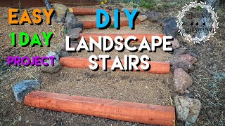 How To DIY Landscape Stairs [upl. by Tooley131]