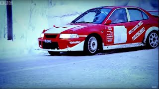 Rally Car Vs Bobsleigh  Top Gear [upl. by Ennairac]