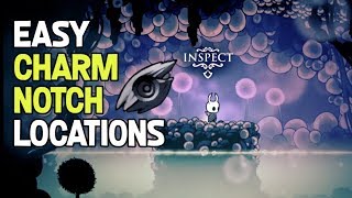 Hollow Knight All Charm Notch Locations Guide [upl. by Kathlin]