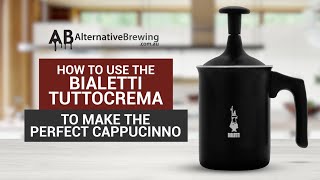 How to Use the Bialetti Tuttocrema Milk Frother [upl. by Anairam]