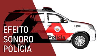 🔴 Efeito Sonoro Sirenes de Polícia HQ [upl. by Atteniuq]