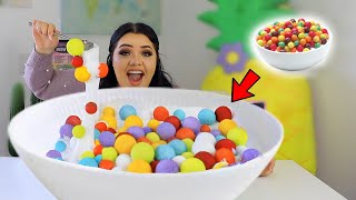 Turn this Slime JUMBO Challenge 3 GIANT Clay Cereal Slushee Slime [upl. by Nilesoy]