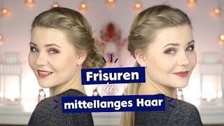 Frisuren für mittellange Haare I DominoKati [upl. by Alywt142]