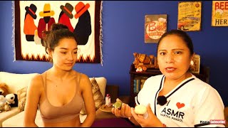 MARTHA PANGOL ASMR ECUADORIAN FULL BODY MASSAGE TREATMENT WHISPERING FOOT MASSAGE مساج [upl. by Nerte]