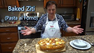 Italian Grandma Makes Baked ZitiRigatoni Pasta al Forno [upl. by Marka]