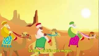 Os Três Reis Magos  Clipe Infantil [upl. by Colbye]