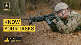 Know Your Tasks M249 Machine Gun [upl. by Illek]