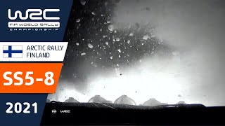 Highlights Stages 58  WRC  Arctic Rally Finland 2021 Powered by CapitalBox [upl. by Klusek]