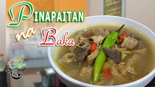 Pinapaitan na Baka  Exotic Filipino Recipe  Papaitan Baka  Pulutan [upl. by Mara]