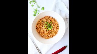 10min Garlic Chili Oil Ramen [upl. by Ailongam9]