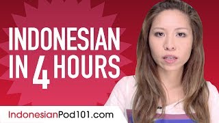 Learn Indonesian in 4 Hours  ALL the Indonesian Basics You Need [upl. by Esile58]