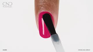 CND PLEXIGEL™  SHAPER OVER NATURAL NAIL [upl. by Prakash129]