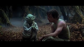 Empire Strikes Back Yoda training Luke part 3 quotTry not Do Or do not There is no tryquot HD [upl. by Raual]