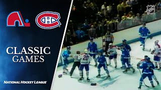 NHL Classic Games 1984 Battle of Quebec  Canadiens defeat Nordiques [upl. by Meador128]